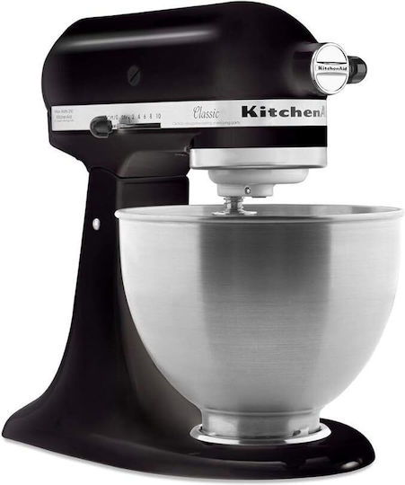 Kitchenaid Κουζινομηχανή 275W με Ανοξείδωτο Κάδο 4.3lt Μαύρη