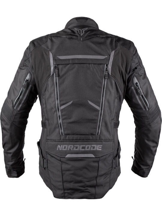 Nordcode Odyssey Γυναικείο Μπουφάν Μηχανής 4 Εποχών Total Black
