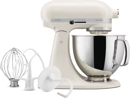 Kitchenaid Artisan Stand Mixer 300W with Stainless Bowl 4.8L White