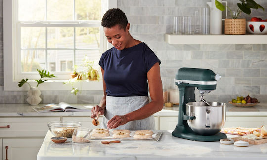Kitchenaid Κουζινομηχανή 375W με Ανοξείδωτο Κάδο 6.6lt Πράσινη