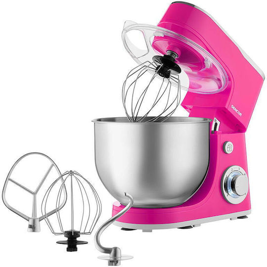 Sencor Stand Mixer 1300W with Stainless Bowl 5.5lt