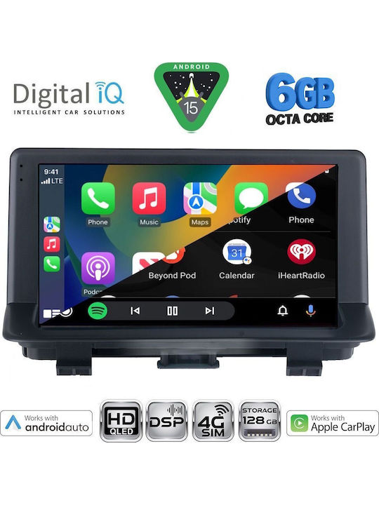 Digital IQ Car Audio System for Audi Q3 2013-2018 (Bluetooth/USB/WiFi/GPS/Apple CarPlay/Android Auto) with 9" Touch Screen
