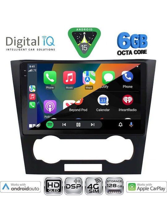 Digital IQ Car Audio System for Chevrolet Epica 2006-2011 (Bluetooth/USB/WiFi/GPS/Apple CarPlay/Android Auto) with 9" Touch Screen