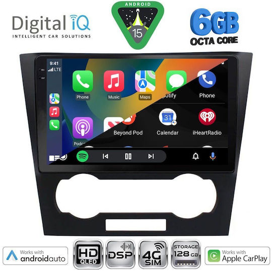 Digital IQ Car Audio System for Chevrolet Epica 2006-2011 (Bluetooth/USB/WiFi/GPS/Apple CarPlay/Android Auto) with 9" Touch Screen