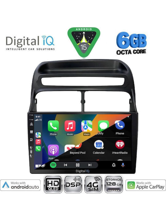 Digital IQ Car Audio System for Fiat Linea 2007-2011 Bluetooth USB WiFi GPS Apple CarPlay Android Auto with 9" Touch Screen