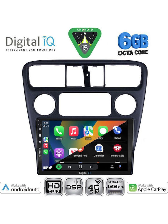 Digital IQ Car Audio System for Honda Accord 1998-2004 Bluetooth USB WiFi GPS Apple CarPlay Android Auto with 9" Touch Screen
