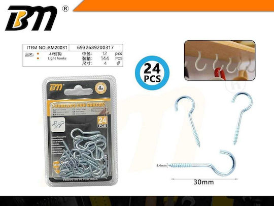 Tradesor Verzinkte Selbstschneidende Schrauben 4 Zoll Set 12 Stück Packung 24 Stück 200317 6932689200317
