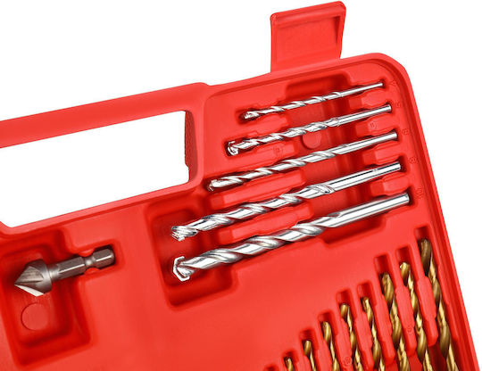 Kraft & Dele Set 109 Burghie Din Carbură De Titan Cu Cap De Foraj Hexagonal Pentru Lemn, Metal Și Materiale De Construcție