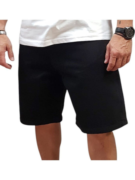 90s Men's Denim Bermuda Black