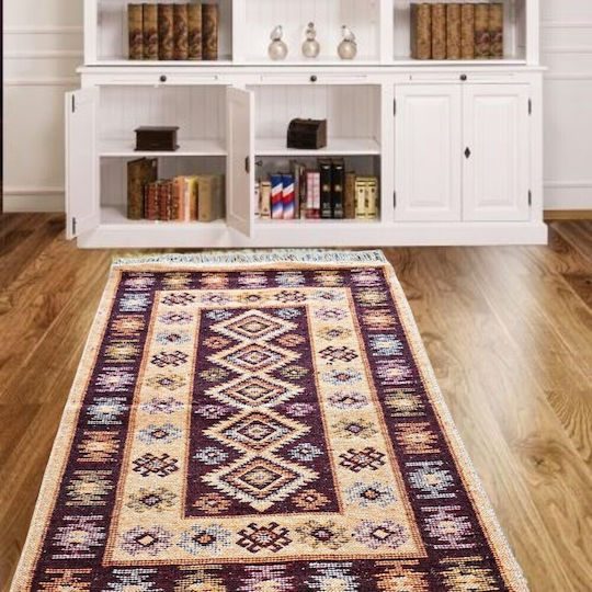 Kotonia Home Wohnzimmer Teppich Rechteckig Braune 60x90cm