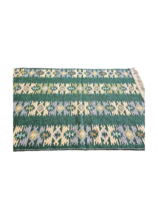 Kotonia Home Wohnzimmer Teppich Grün 60x150cm