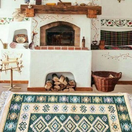 Kotonia Home Килим Пътека Зелен 80x300см