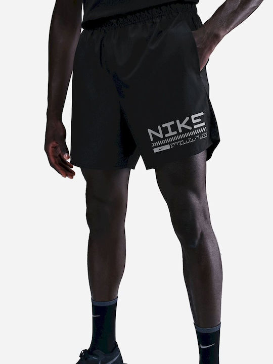 Challenger 2 in 1 Sports Men's Black Shorts