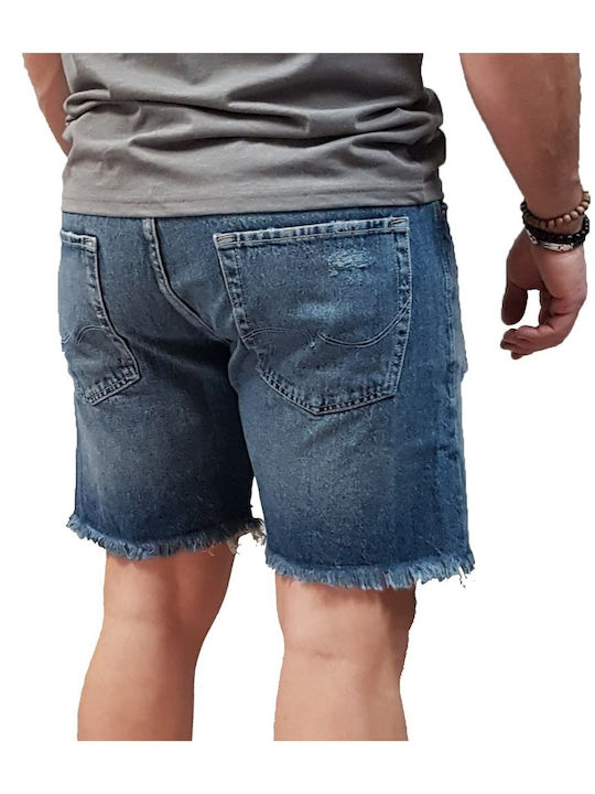 Jack & Jones Herrenshorts Jeans Blau