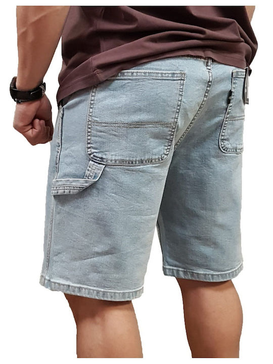Men's Denim Shorts Light Blue