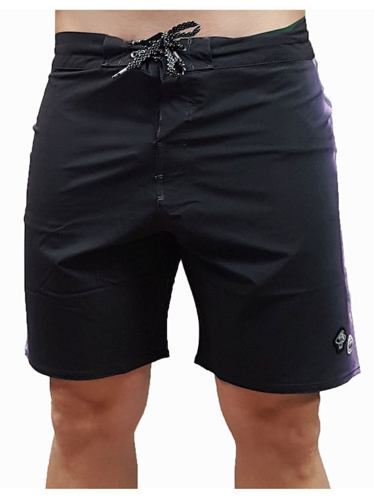 Men's Swimwear Bermuda Black with Patterns