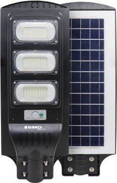 Led Solar Road Light 150W 3000lm Cold White 6000K with Motion Sensor and Remote Control IP54