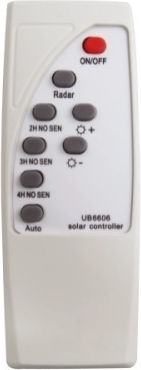 Led Solar Road Light 150W 3000lm Cold White 6000K with Motion Sensor and Remote Control IP54