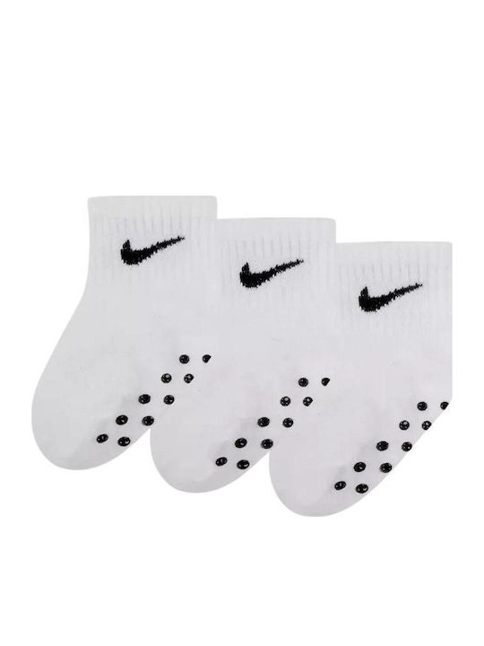 Nike Παιδικές Κάλτσες Nhn Λευκό 3 Ζευγάρια