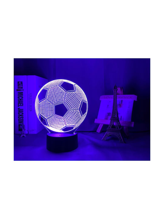 Decorative LED RGB 3D Illusion Lamp 3x3cm