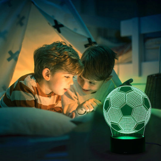 Lămpi Decorative Pentru Masă LED RGB Iluzie 3D 3x3cm
