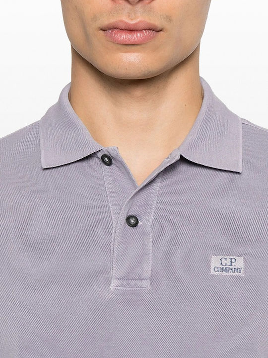 Polo Herrenbluse Lila