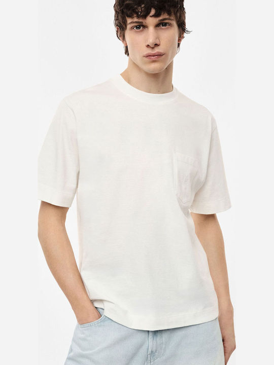 Short Sleeve White Blouse
