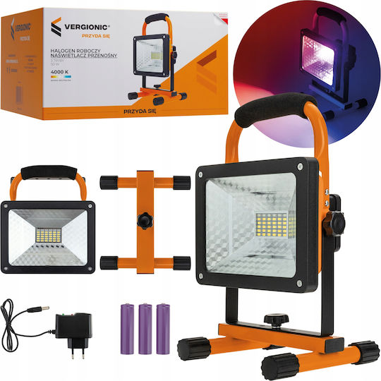 Vergionic Προβολέας LED 50W Φυσικό Λευκό 4000K