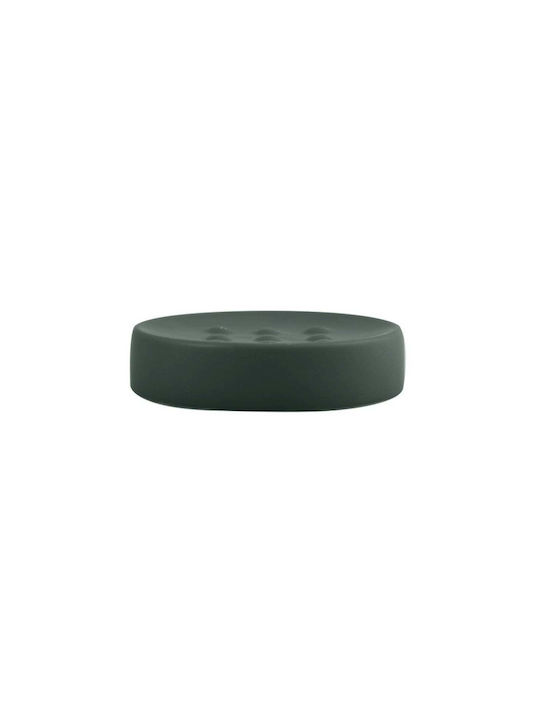 Spirella Ceramic Green Soap Dish 7610583211095