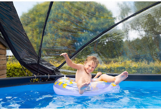 Exit Toys Runde Schwimmbecken Holz 360x122cm Braune