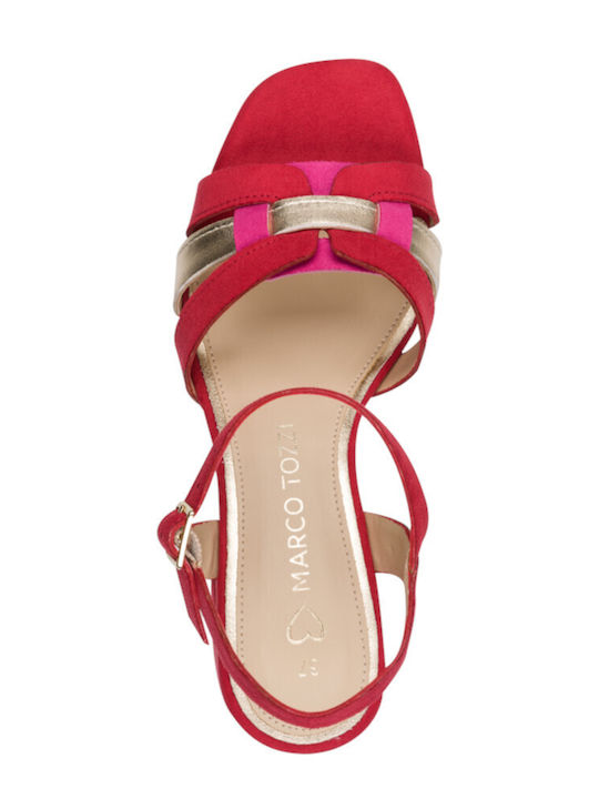 Damen Sandalen Rote