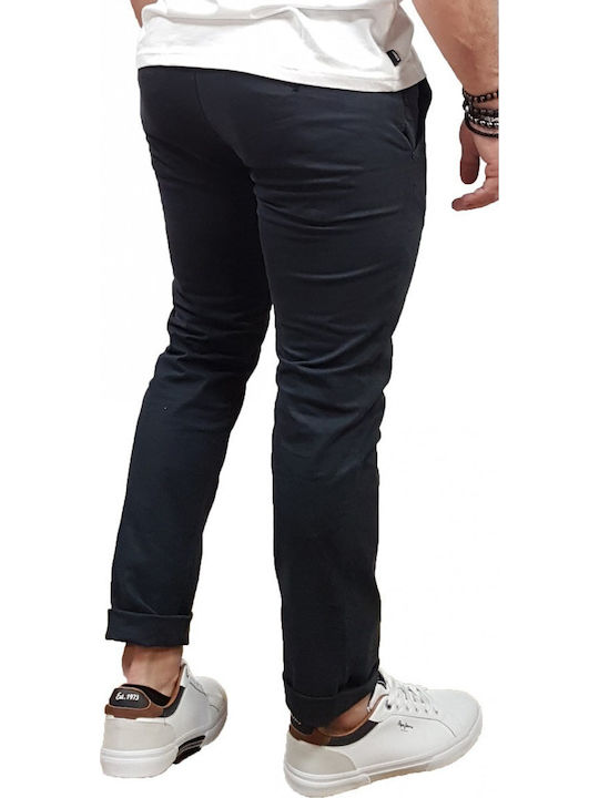Παντελόνι Chino Ελαστικό σε Slim Εφαρμογή Μπλε