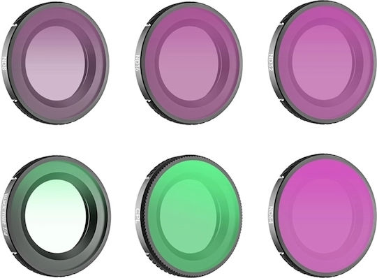 Lens Filter Set – Sunnylife 6pcs 1/4 Black Mist + Cpl + Nd8 + Nd16 + Nd32 + Nd64 Osmo Nano