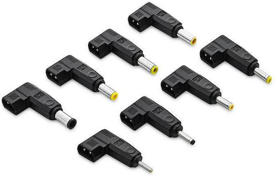 Qoltec Universal Laptop-Ladegerät 45W 20V Ohne Netzkabel und mit Steckerset