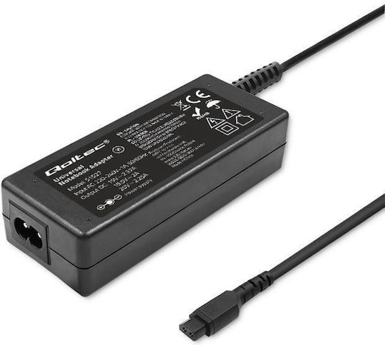 Qoltec Universal Laptop-Ladegerät 45W 20V Ohne Netzkabel und mit Steckerset