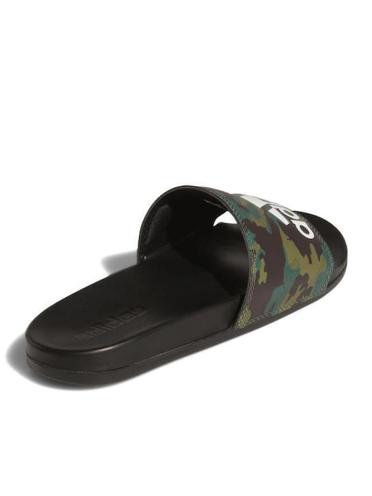Adilette Cloudfoam Plus Logo Men's Slides Core Black / Core Black / Cloud White