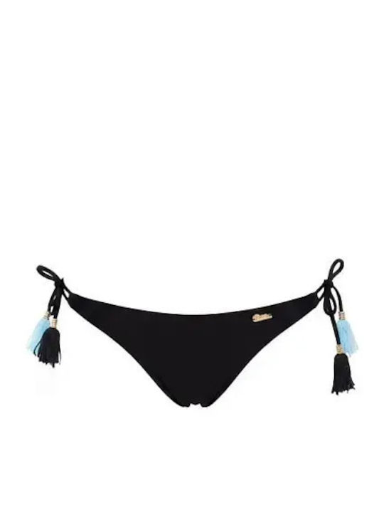 Bikini Slip with Laces Light Blue