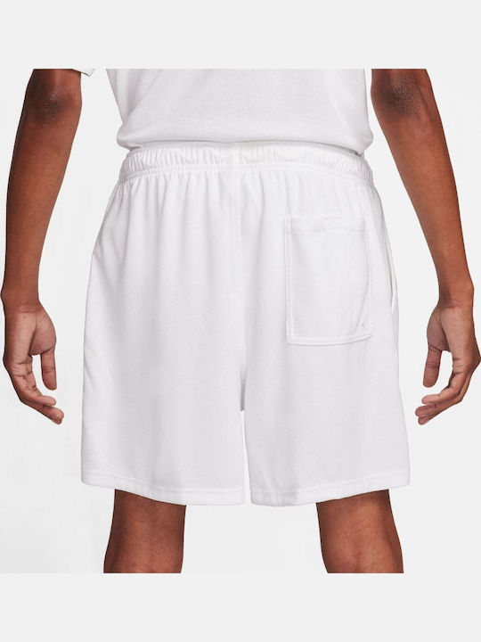 Nike Club Flow Men's Sports Shorts White / Black Nike Club Flow Men's Sports Shorts White / Black
