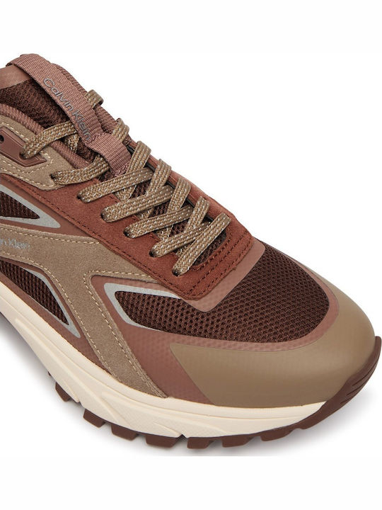 Women's Chunky Brown Sneakers