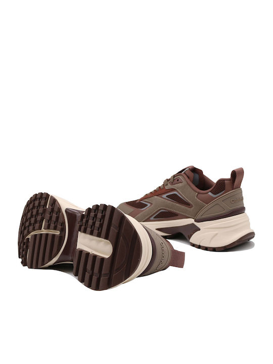 Women's Chunky Brown Sneakers