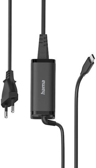 HAMA Notebook USB-C Φορτιστής Laptop 65W