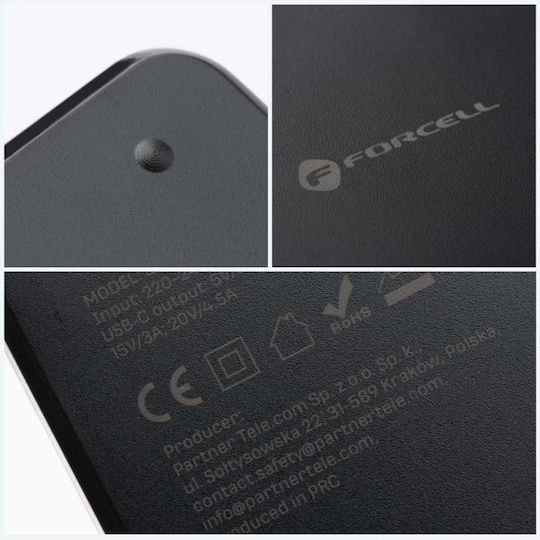 Forcell Universal Φορτιστής Laptop 65W χωρίς Καλώδιο Τροφοδοσίας