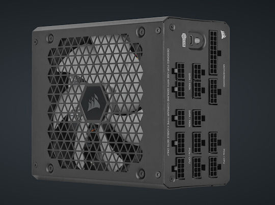 Corsair HX1000i 1000W Μαύρο Τροφοδοτικό Υπολογιστή Full Modular 80 Plus Platinum