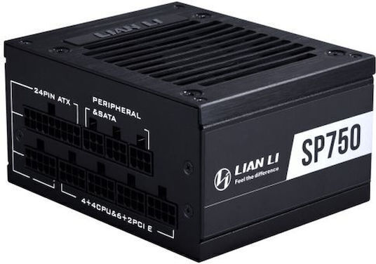 Lian Li SP750 rev. 2.0 750W Black Computer Power Supply Full Modular 80 Plus Gold