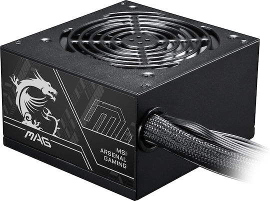 MSI MAG A750BN 750W Μαύρο Τροφοδοτικό Υπολογιστή Full Wired 80 Plus Bronze