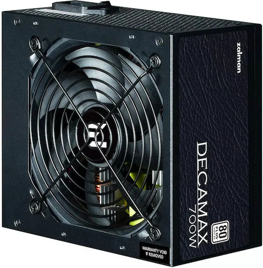 Zalman DecaMax 700W Μαύρο Τροφοδοτικό Υπολογιστή Full Modular 80 Plus Standard