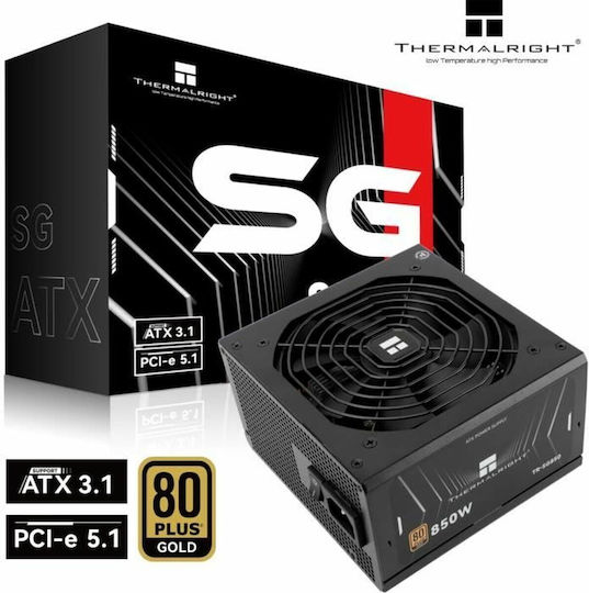 Thermalright SG-850 850W Μαύρο Τροφοδοτικό Υπολογιστή Full Modular 80 Plus Gold