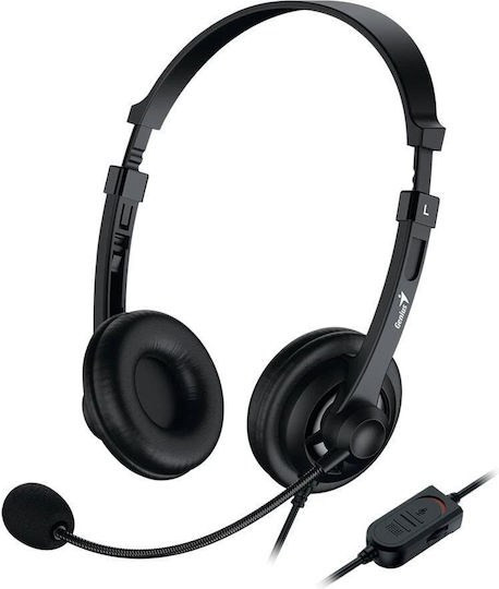 Genius HS-230U On Ear Căști Multimedia cu microfon și conexiune USB-A