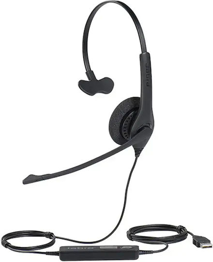 Jabra BIZ 1500 USB Mono Auf dem Ohr Multimedia-Headsets mit Mikrofon und Verbindung USB-A in Schwarz Farbe