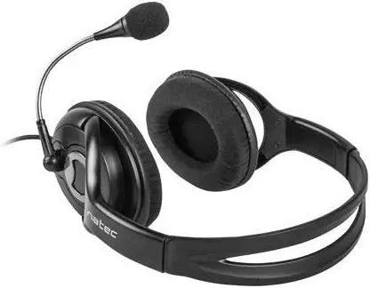 Natec Bear 2 On Ear Multimedia Ακουστικά με μικροφωνο και σύνδεση 3.5mm Jack